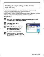 Preview for 23 page of Panasonic DMC-F3K Basic Operating Instructions Manual