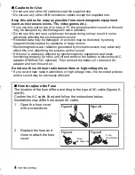 Preview for 4 page of Panasonic DMC-FH25A Basic Operating Instructions Manual