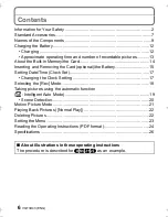 Preview for 6 page of Panasonic DMC-FH25A Basic Operating Instructions Manual