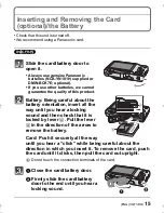 Preview for 15 page of Panasonic DMC-FH25A Basic Operating Instructions Manual