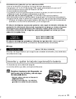 Preview for 11 page of Panasonic DMC FS7A - Lumix Digital Camera Instrucciones Básicas De Funcionamiento