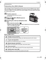 Preview for 25 page of Panasonic DMC FX150K - Lumix Digital Camera Operating Instructions Manual