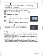 Preview for 47 page of Panasonic DMC FX150K - Lumix Digital Camera Operating Instructions Manual