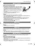 Preview for 49 page of Panasonic DMC FX150K - Lumix Digital Camera Operating Instructions Manual