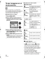 Preview for 20 page of Panasonic DMC-FX30A - Lumix Digital Camera Instrucciones De Funcionamiento