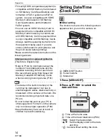 Preview for 14 page of Panasonic DMC-FX30A - Lumix Digital Camera Operating Instructions Manual