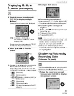 Preview for 67 page of Panasonic DMC-FX30A - Lumix Digital Camera Operating Instructions Manual