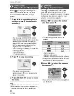 Preview for 80 page of Panasonic DMC-FX30A - Lumix Digital Camera Operating Instructions Manual