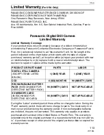 Preview for 113 page of Panasonic DMC-FX30A - Lumix Digital Camera Operating Instructions Manual