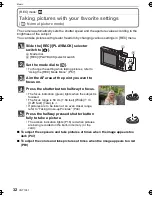 Preview for 32 page of Panasonic DMC-FX48K - Lumix Digital Camera Operating Instructions Manual