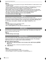 Preview for 54 page of Panasonic DMC-FX48K - Lumix Digital Camera Operating Instructions Manual