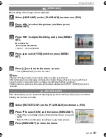 Preview for 91 page of Panasonic DMC-FX48K - Lumix Digital Camera Operating Instructions Manual