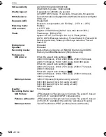 Preview for 124 page of Panasonic DMC-FX48K - Lumix Digital Camera Operating Instructions Manual