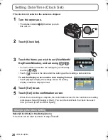 Preview for 20 page of Panasonic DMC-G5W Basic Operating Instructions Manual