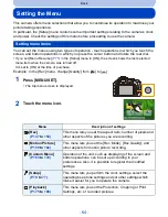 Preview for 116 page of Panasonic DMC-G5W Basic Operating Instructions Manual