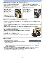 Preview for 133 page of Panasonic DMC-G5W Basic Operating Instructions Manual