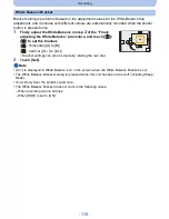 Preview for 162 page of Panasonic DMC-G5W Basic Operating Instructions Manual