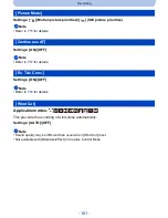 Preview for 213 page of Panasonic DMC-G5W Basic Operating Instructions Manual