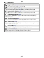 Preview for 31 page of Panasonic DMC-GF2CS Advanced Operating Manual