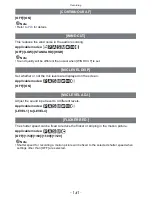 Preview for 141 page of Panasonic DMC-GF2CS Advanced Operating Manual