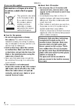 Preview for 4 page of Panasonic DMC-LS70S - Lumix Digital Camera Operating Instructions Manual