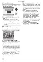 Preview for 78 page of Panasonic DMC-LS70S - Lumix Digital Camera Operating Instructions Manual