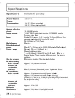 Preview for 34 page of Panasonic DMC-LX5W Basic Operating Instructions Manual