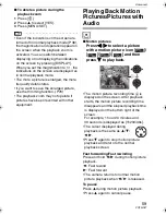 Preview for 59 page of Panasonic DMC-LZ3S - Lumix Digital Camera Operating Instructions Manual