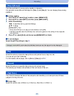 Preview for 65 page of Panasonic DMC-LZ40 Operating Instructions Manual