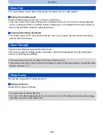 Preview for 68 page of Panasonic DMC-XS1R Owner'S Manual