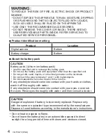 Preview for 4 page of Panasonic DMC-ZS10R Basic Owner'S Manual