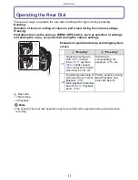 Preview for 11 page of Panasonic DMCFZ40 - DIGITAL CAMERA - ADVANCED FEATURES Operating Instructions Manual