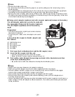 Preview for 21 page of Panasonic DMCFZ40 - DIGITAL CAMERA - ADVANCED FEATURES Operating Instructions Manual