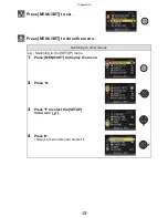 Preview for 28 page of Panasonic DMCFZ40 - DIGITAL CAMERA - ADVANCED FEATURES Operating Instructions Manual