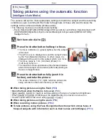 Preview for 44 page of Panasonic DMCFZ40 - DIGITAL CAMERA - ADVANCED FEATURES Operating Instructions Manual
