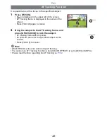 Preview for 46 page of Panasonic DMCFZ40 - DIGITAL CAMERA - ADVANCED FEATURES Operating Instructions Manual