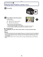 Preview for 56 page of Panasonic DMCFZ40 - DIGITAL CAMERA - ADVANCED FEATURES Operating Instructions Manual