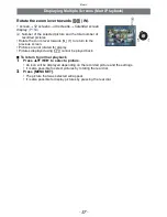 Preview for 57 page of Panasonic DMCFZ40 - DIGITAL CAMERA - ADVANCED FEATURES Operating Instructions Manual