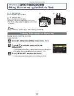 Preview for 66 page of Panasonic DMCFZ40 - DIGITAL CAMERA - ADVANCED FEATURES Operating Instructions Manual