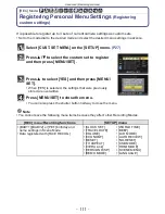 Preview for 111 page of Panasonic DMCFZ40 - DIGITAL CAMERA - ADVANCED FEATURES Operating Instructions Manual