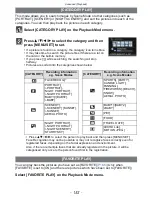 Preview for 153 page of Panasonic DMCFZ40 - DIGITAL CAMERA - ADVANCED FEATURES Operating Instructions Manual