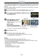 Preview for 155 page of Panasonic DMCFZ40 - DIGITAL CAMERA - ADVANCED FEATURES Operating Instructions Manual