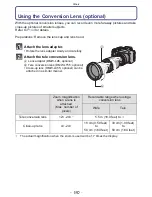 Preview for 190 page of Panasonic DMCFZ40 - DIGITAL CAMERA - ADVANCED FEATURES Operating Instructions Manual