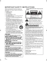 Preview for 2 page of Panasonic DMP-BD45 Operating Instructions Manual