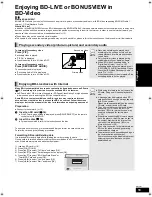 Preview for 19 page of Panasonic DMP-BD80 Operating Instructions Manual