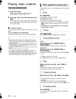 Preview for 10 page of Panasonic DMP-BDT110EG Operating Instructions Manual