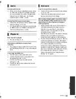 Preview for 33 page of Panasonic DMP-BDT220 Owner'S Manual