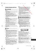 Preview for 101 page of Panasonic DMP-BDT570 Basic Operating Instructions Manual