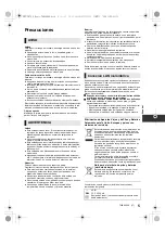 Preview for 17 page of Panasonic DMP-UB700 Basic Operating Instructions Manual