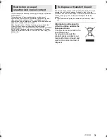 Preview for 3 page of Panasonic DMPBD79 Operating Instructions Manual